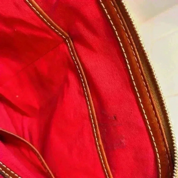 DOONEY & BOURKE Pebbled Grain Zip Zip Satchel Pre-Owned - Picture 15 of 16